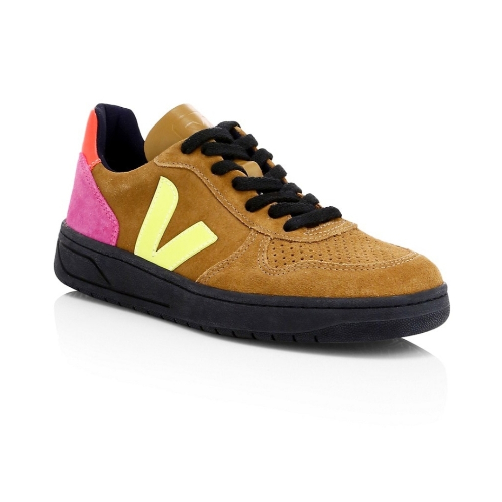 Veja V-10 suede leather sneakers shoes - sz 36 (US 5.5-6)